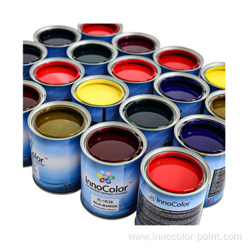 Automotive Paints For Car Restoration Metallic Bright Red Top Coat